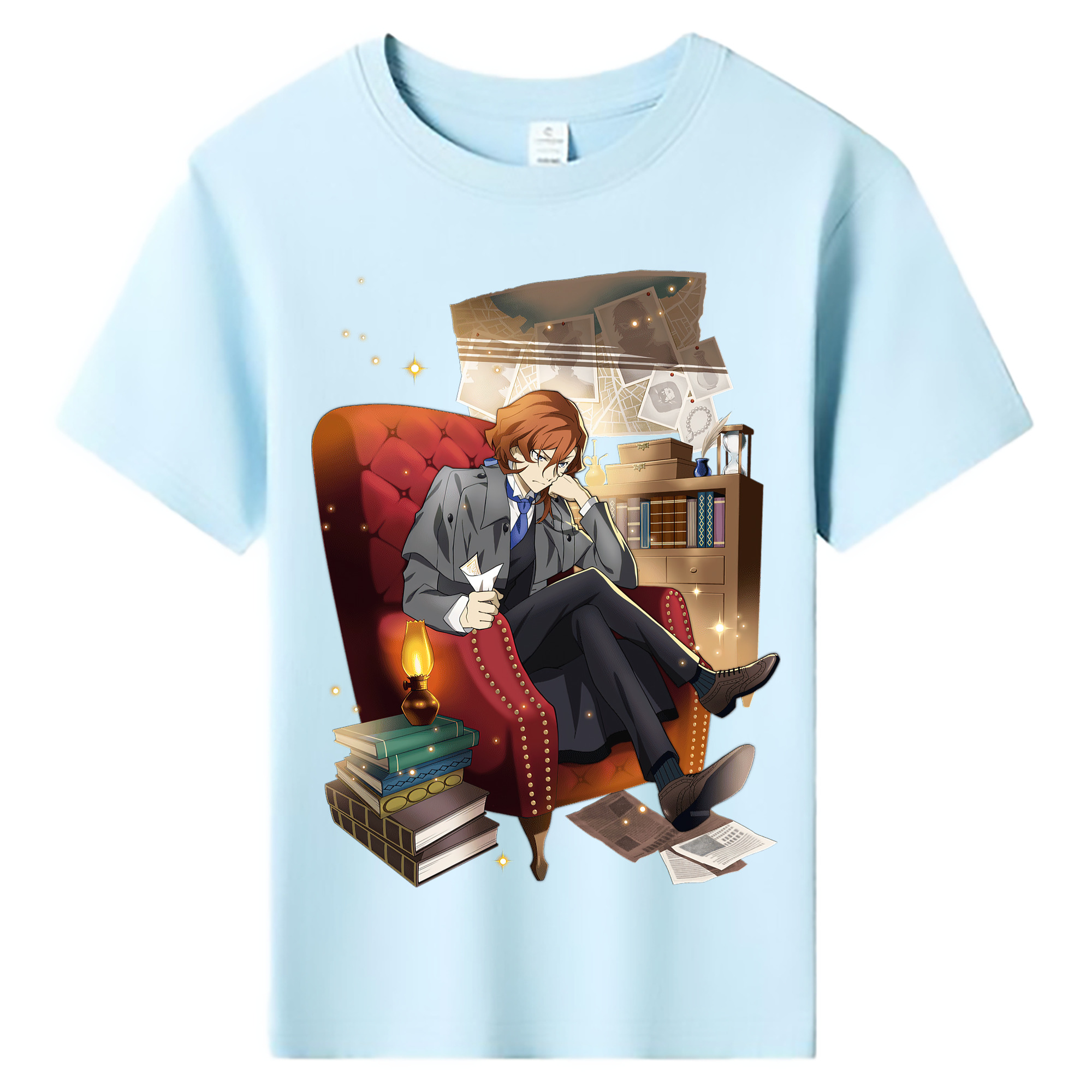 （画像用） 文豪ストレイドッグス Bungo Stray Dogs 綿100％キッズTシャツ（フロントプリント）